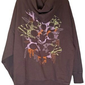 FP Movement by Free People At My Best Embroidered Oversized Hoodie
